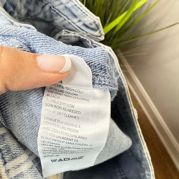 NEW NWT Anthropologie Pilcro High-Rise Slim Acid Wash Striped Jeans Size 29 - Picture 14 of 14